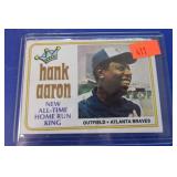 HANK AARON ALL TIME HOME RUN KING BASEBALL CARD
