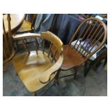 2-- ODD DINIG ROOM CHAIRS