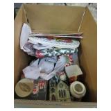 LARGE BOX LOT -- CHRISTMAS DECOR