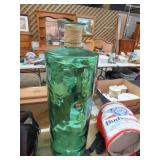 30" TALL GREEN GLASS BOTTLE