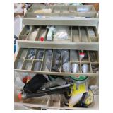 SALTWATER FISHING TACKLE & BOX