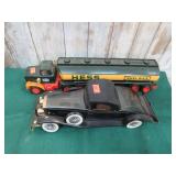 HESS TRUCK & OLD CAR ALARM CLOCK