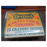 CRAYOLA 72pc COLLECTOR COLORS CRAYON SET