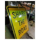 2-- SHARE THE ROAD SIGNS