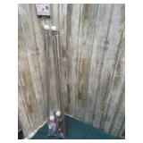 2-- CURTAIN RODS -- 28"-48"