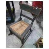 PRIMITIVE ANTIQUE ROCKING CHAIR