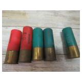 5-- 12ga BUCK SHOT SHOTGUN SHELLS