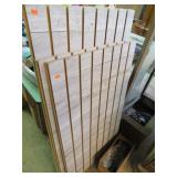 4 PIECES-- SLAT WALL & BRACKETS