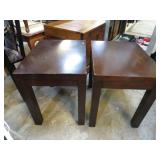 PAIR-- END TABLES -- 17"W X 22" L X 22"H