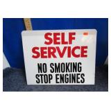 SELF SERVICE FLANG SIGN