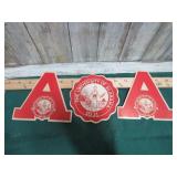 3-- UNIVERSITY OF ALABAMA STICKERS