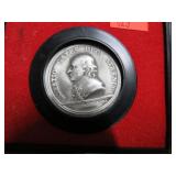 GENERAL HORATIO GATES -- PEWTER REPRO MADALLION