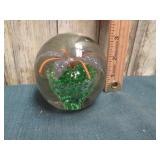 ART GLASS PAPERWEIGHT