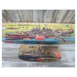 HMS COSSACK MODEL & USS SPRINGFIELD MODEL BOX