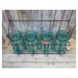 CANNING JAR MUGS & CARRIER