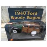 2--DIECAST 1940 FORD WOODY WAGON