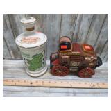 OLD FITZGERALD & FULL EZRA BROOKS STAGE COACH BTLS