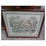 MONTICELLO ART BY JOHN HAYMSON