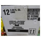 12 CANS-- AXE URBAN DEODERANT