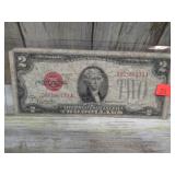 1928 SERIES RED SEAL $2 NOTE