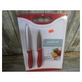 CUTTING BOARD & KNIVES SET