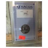 MS67 2012 KENNEDY HALF DOLLAR COIN