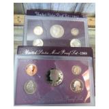 1987 - 1988 U.S. COIN PROOF SETS