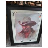 BILL HAMPTON COWBOY PRINT