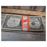 50-- $1 SILVER CERTIFICATES