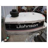 JOHNSON COLT 2HP OUTBOARD MOTOR -- GD COMPRESSION