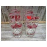4-- OHIO BUCKEYE STATE GLASSES