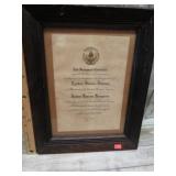 LBJ INAUGURATION INVITATION