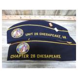 2-- DAV HATS W/ PINS