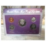 1990 U.S. MINT PROOF COIN SET