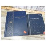 LINCOLN COIN BOOKS W/ SOME PENNIES