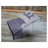 NEW-- WORK GLOVES - LINED -- L