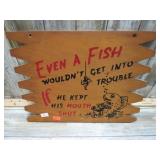 VINTAGE NOVELTY PLAQUE