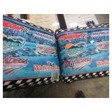 2-- RACE TRACK PILLOWS