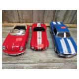 DIECAST CAMARO, COBRA & PORSCHE CARS