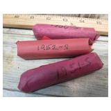 3 ROLLS-- WHEAT PENNIES