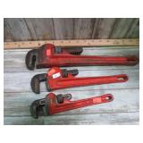 3-- PIPE WRENCHES