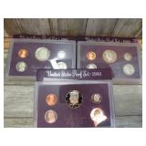 1984 -1985 -1986 U.S. COIN PROOF SETS