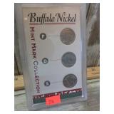 BUFFALO NICKEL MINT MARK COIN SET
