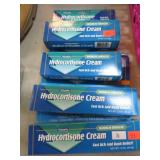 4 SEALED TUBES OF HYDROCORTIZONE CREAM