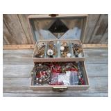 COSTUME JEWELRY & BOX