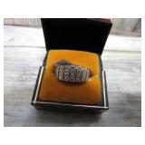 GOLD OVER STERLING SILVER RING