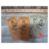 4-- 1941 ANVIL BRAND ADVT NOTEBOOKS