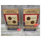 2-- 1960 LARGE & SMALL DATE PENNY COIN SETS