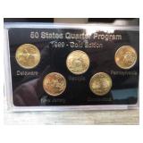 1999 GOLD EDITION STATE QUARTER COIN SET