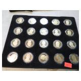 20-- PRESIDENTIAL $1 COIN SET